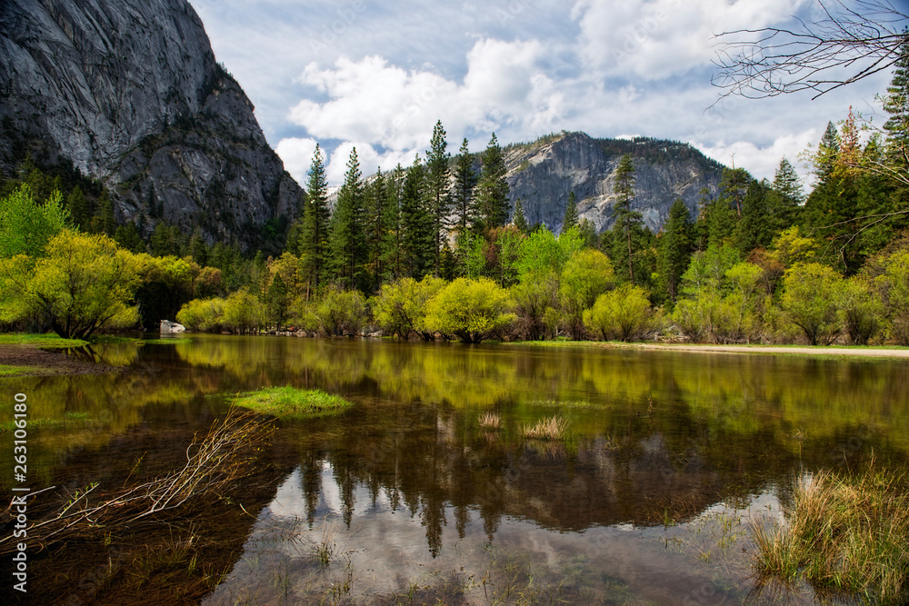 Mirror Lake in Yosemite National Park