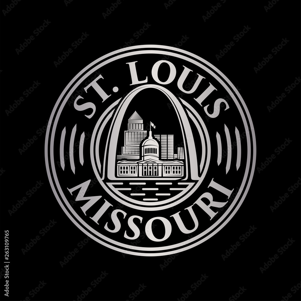 St. Louis logo. Saint Louis design template. Vector and illustrations. St. Louis logo. Saint Louis design template. Vector and illustrations.