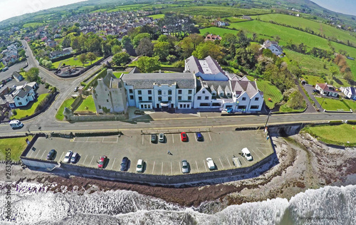 Ballygally Castle Ballygally beach, Co. Antrim Northern Ireland photo