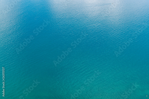 Blue sea water surface background