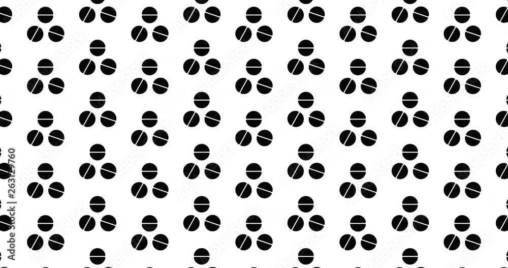 Pill tablets icon healthcare background clip motion backdrop video in a seamless repeating loop. Black & white health & medicine themed hearts pattern background high definition motion video clip Pill tablets icon healthcare background clip motion backdrop video in a seamless repeating loop. Black & white health & medicine themed hearts pattern background high definition motion video clip