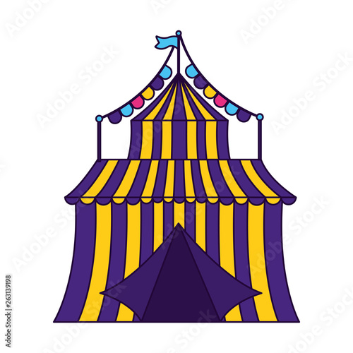 carnival tent circus garland