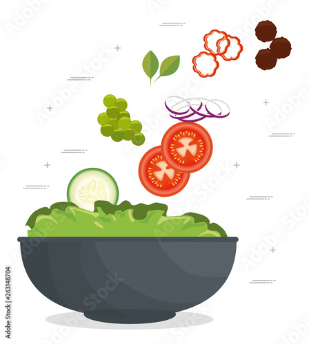fresh healthy salad