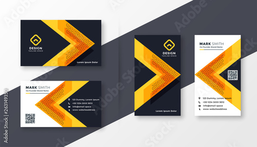stylish company business card design