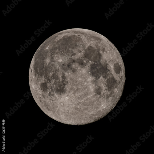 First Spring Full Moon, high resolution detailed image