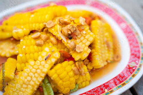 spicy corn salad Thai recipe