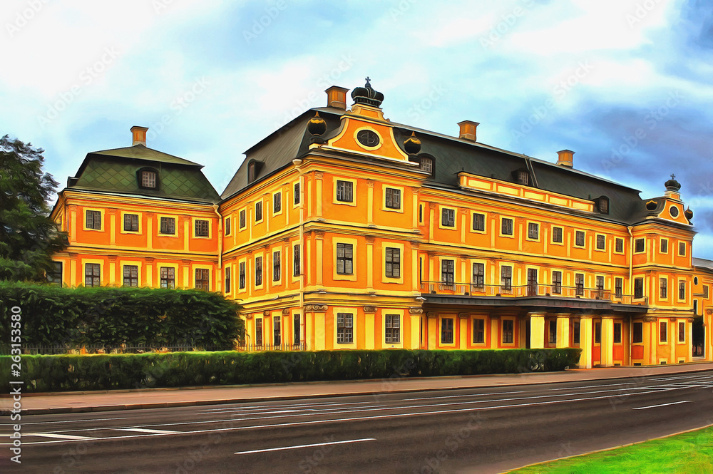 The ancient palace of Menshikov in St. Petersburg