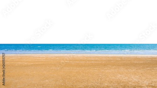 Abstract beach background. Yellow sand isolated