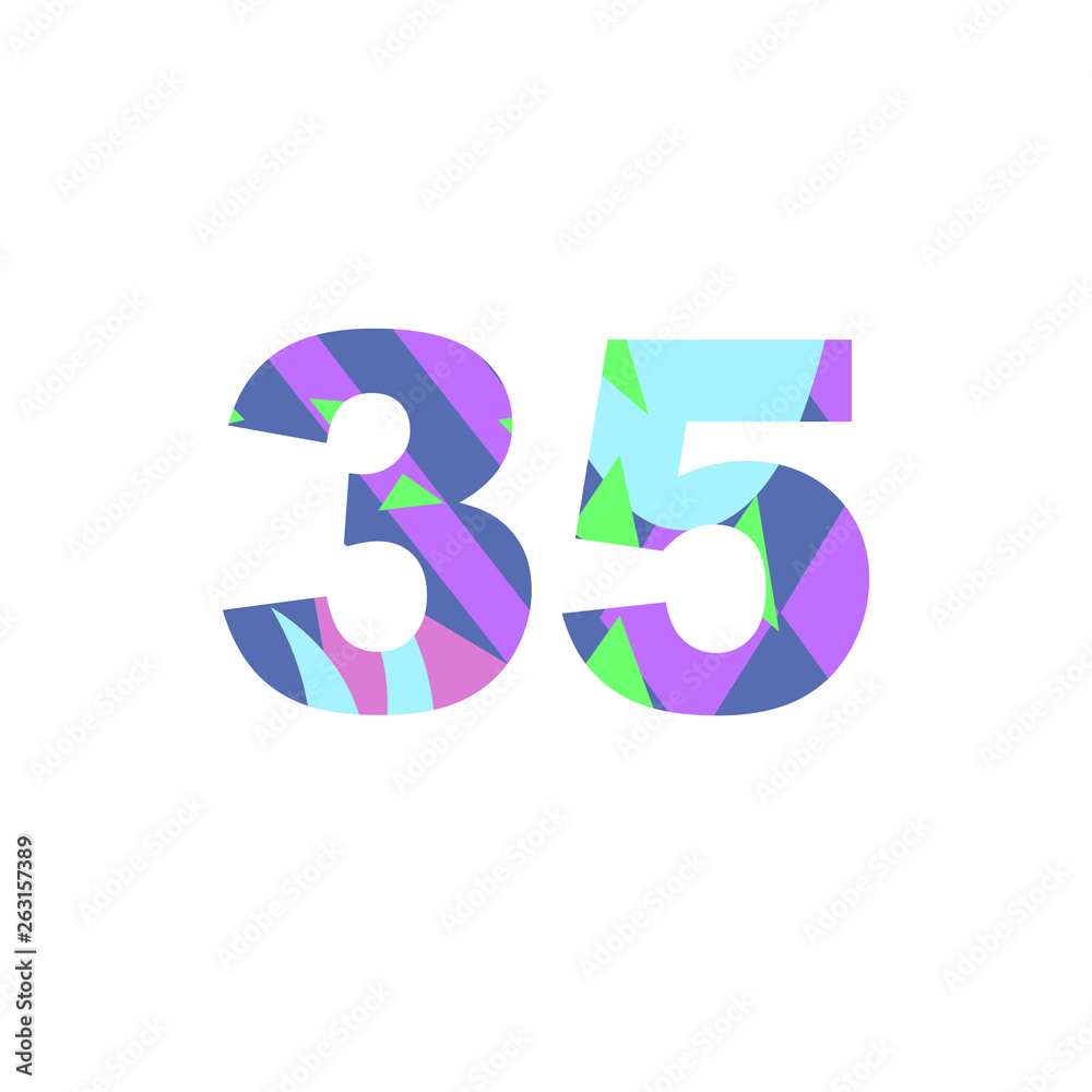 Serial number of a famous basketball player with abstract fill. Serial number of a famous basketball player with abstract fill.