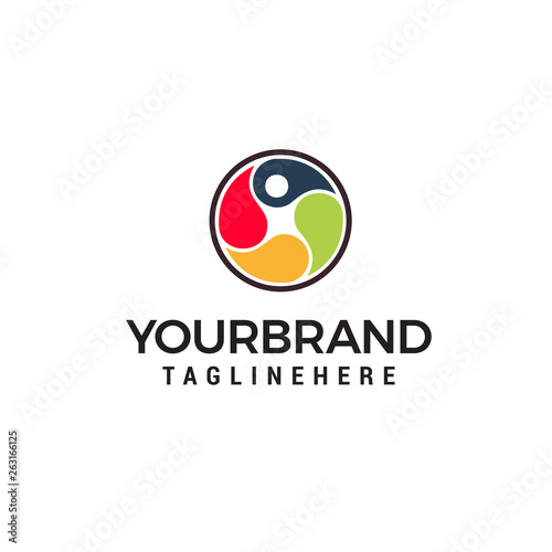 human health care logo, physiotherapy logo, human jump logo, p Letter logo