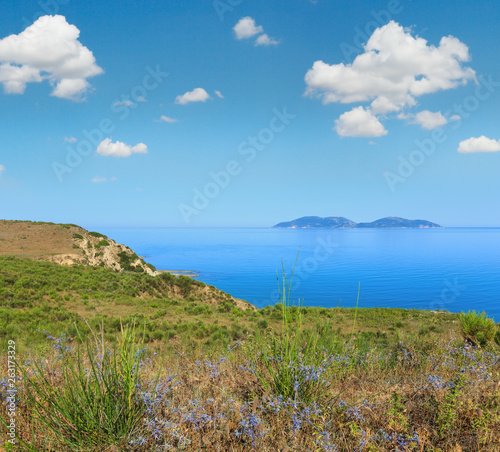 Morning sea coast Albania). © wildman