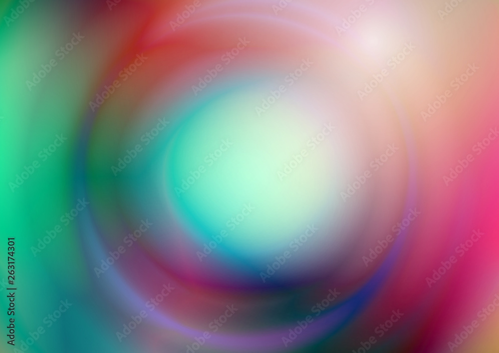 Abstract colors with circle blurred background