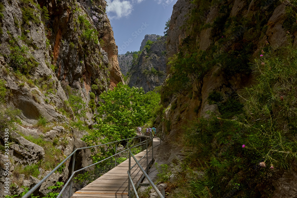 The Sapadere canyon in the Taurus mountains, Alanya, Turkey The Sapadere canyon in the Taurus mountains, Alanya, Turkey