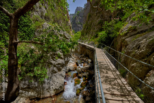 The Sapadere canyon in the Taurus mountains, Alanya, Turkey