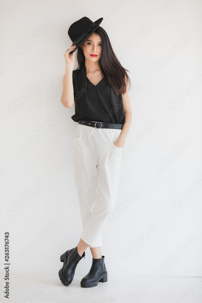 Asian model woman standing and posing.. Asian model woman standing and posing..