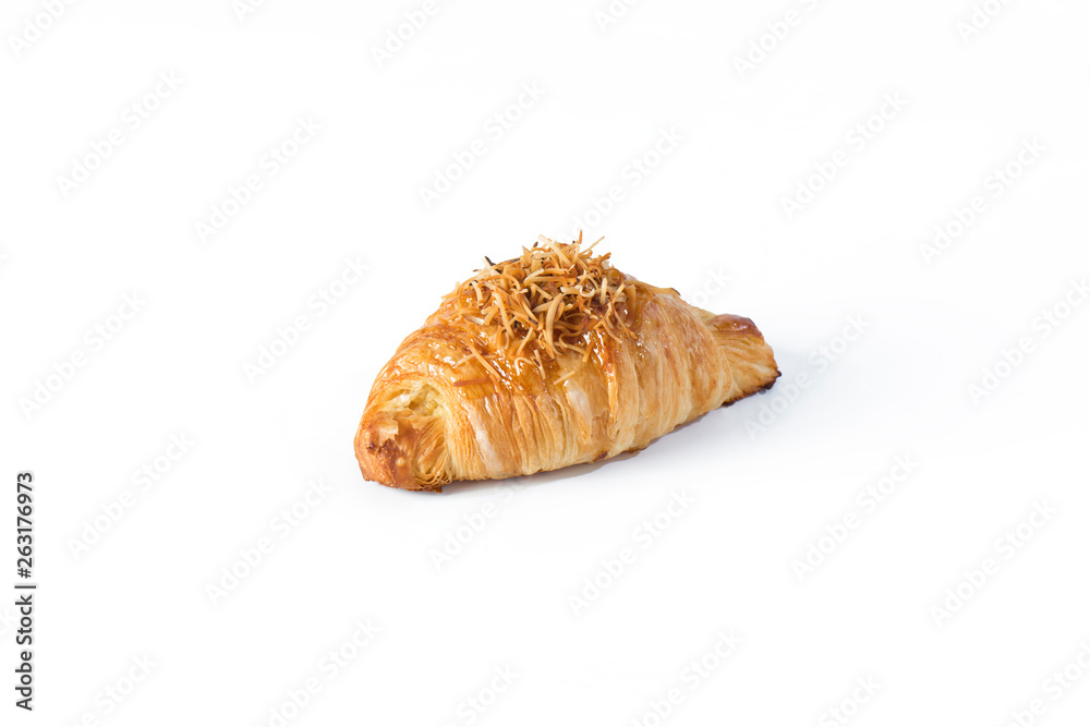 croissant bakery isolated