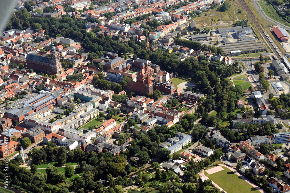 Fototapeta premium Hansestadt Greifswald, Detail innenstadt 2013