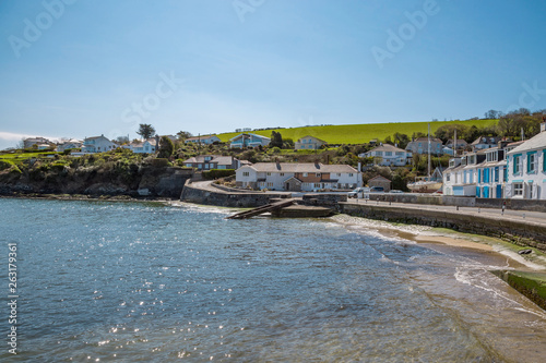 Hafen von Portmellon in Cornwall