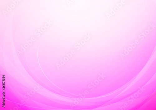 Abstract curved pink background