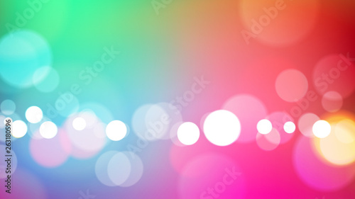 Abstract bokeh light colorful background