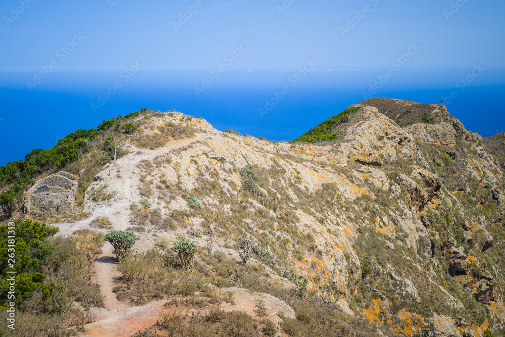 Fantastic view of the coast in the Anaga peninsula. Tenerife. Canary Islands. Spain Fantastic view of the coast in the Anaga peninsula. Tenerife. Canary Islands. Spain