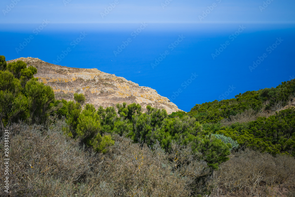 Fantastic view of the coast in the Anaga peninsula. Tenerife. Canary Islands. Spain Fantastic view of the coast in the Anaga peninsula. Tenerife. Canary Islands. Spain
