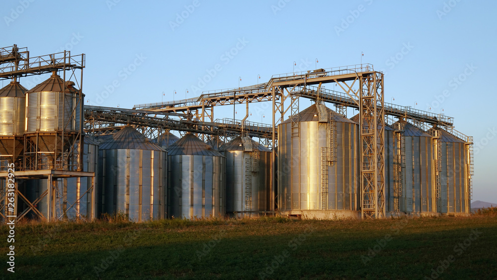 Craft beer brewing equipment in brewery Metal tanks Craft beer brewing equipment in brewery Metal tanks