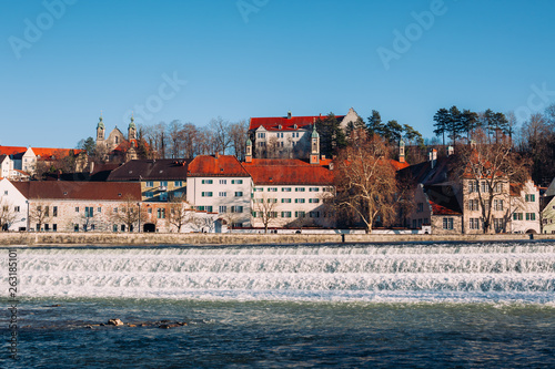 Landsberg am Lech in winter, at Bavaria Germany