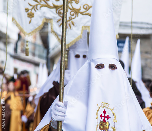 Semana Santa (Holy Week) celebrations, Malaga, Andalucia, Spain, Europe