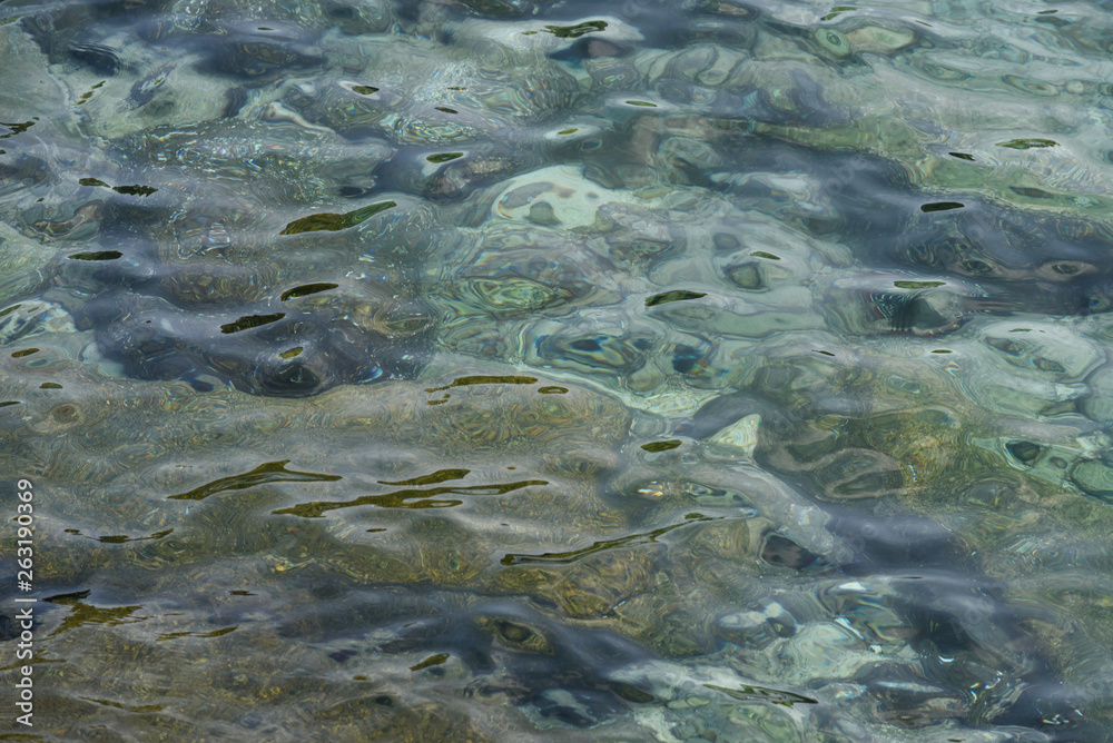 Rock distortion from sea water diffraction Rock distortion from sea water diffraction