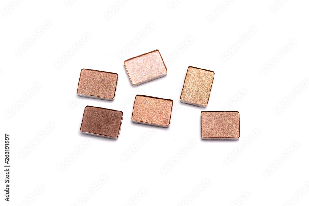 neutral toned eyeshadow make up palette isolated on a white background neutral toned eyeshadow make up palette isolated on a white background