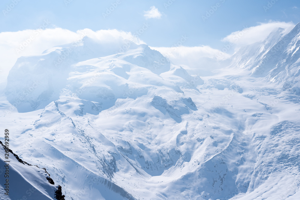 Naklejka premium Swiss alps scenery