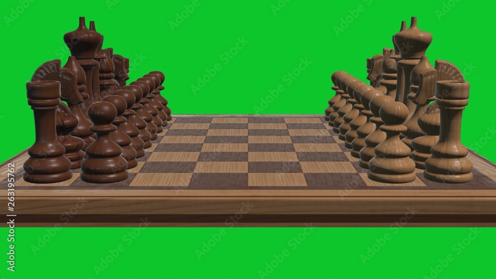 Image Chess 3D Graphics 2200x1800