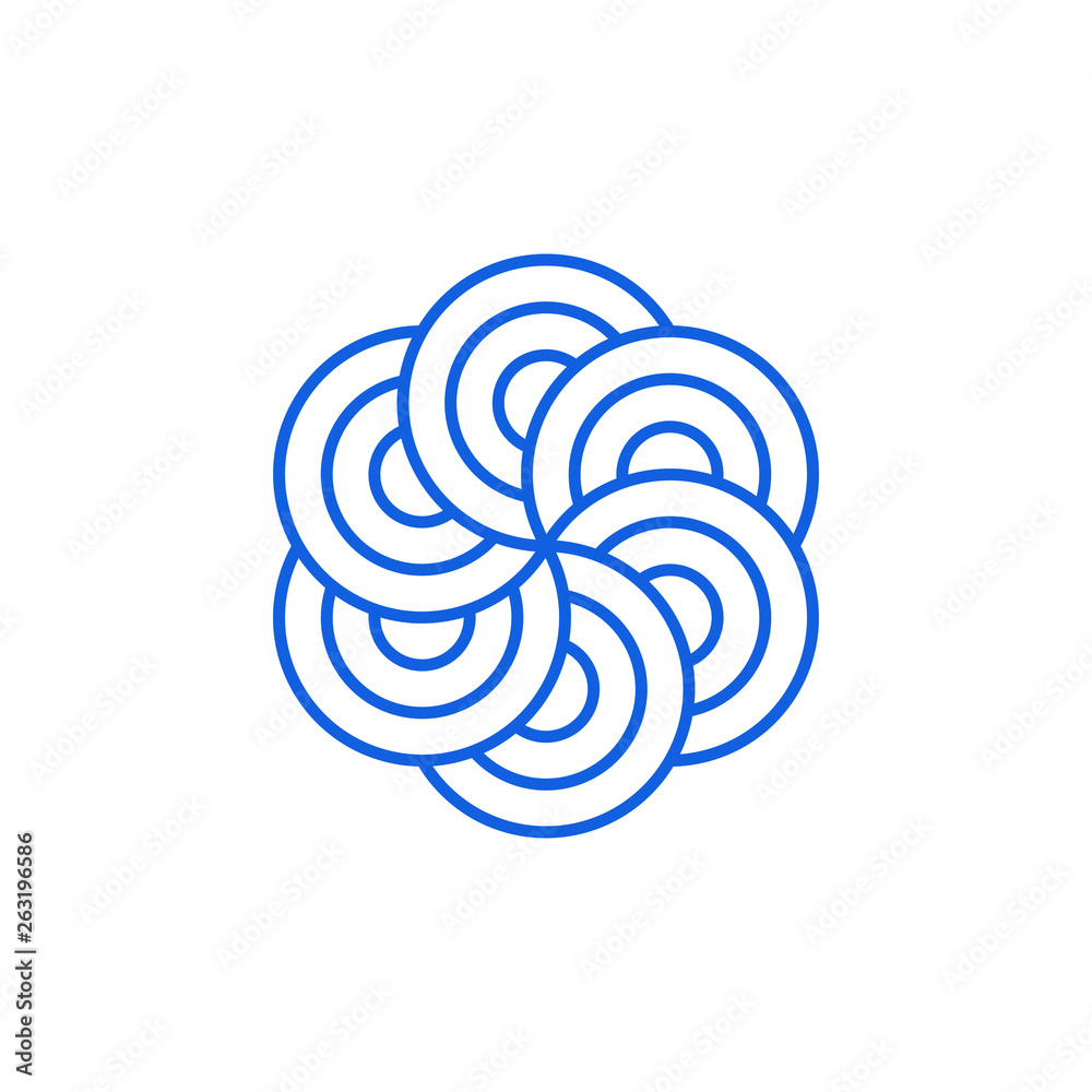 Unique New Geometric Design Icon Symbol Logo for technology business health company with modern high end look Unique New Geometric Design Icon Symbol Logo for technology business health company with modern high end look