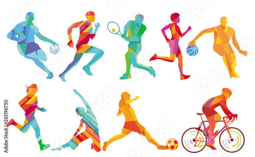 Sport Design-Icon-Set Vektor Illustration