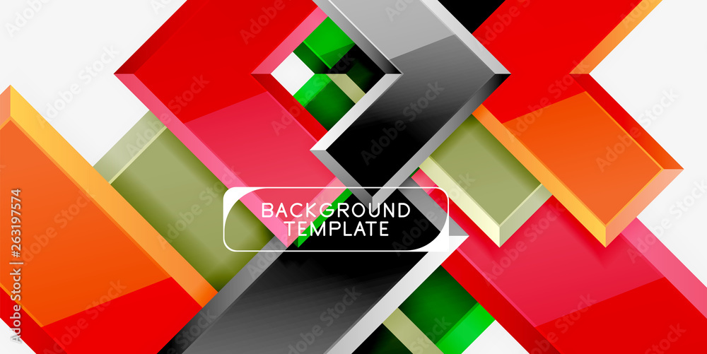 Abstract arrows composition background