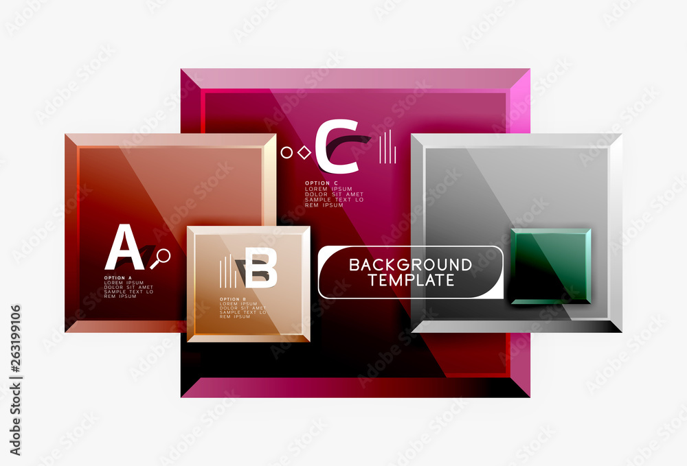 Minimal square banner abstract background Minimal square banner abstract background