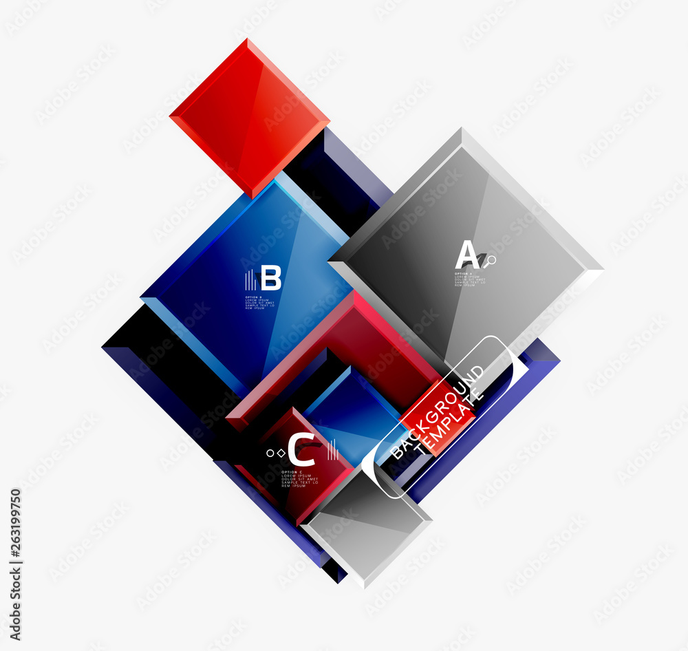 Minimal square banner abstract background Minimal square banner abstract background