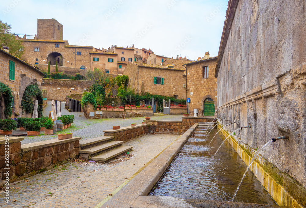 Tuscania (Italy) - A gorgeous etruscan and medieval town in province of Viterbo, Tuscia, Lazio region. It's a tourist attraction for the many churches and the lovely historic center.