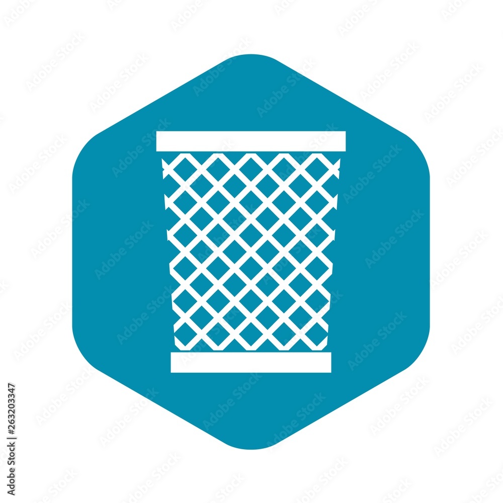 Wastepaper basket icon. Simple illustration of wastepaper basket vector icon for web Wastepaper basket icon. Simple illustration of wastepaper basket vector icon for web