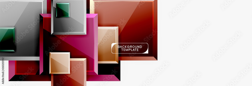 Minimal square banner abstract background Minimal square banner abstract background
