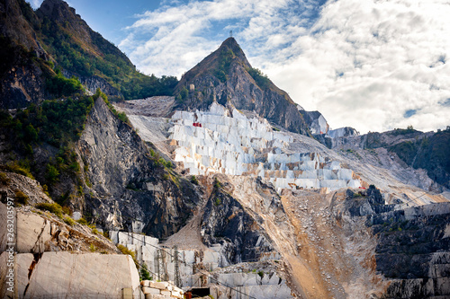 Marble quarry in Carrara, Tuscany, Italy