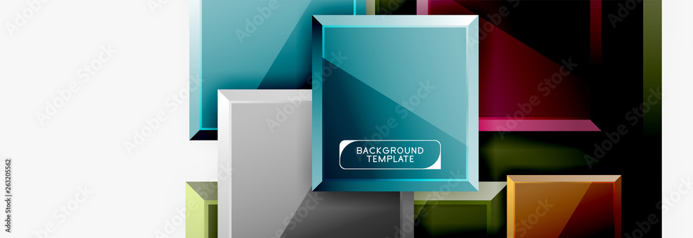 Minimal square banner abstract background Minimal square banner abstract background