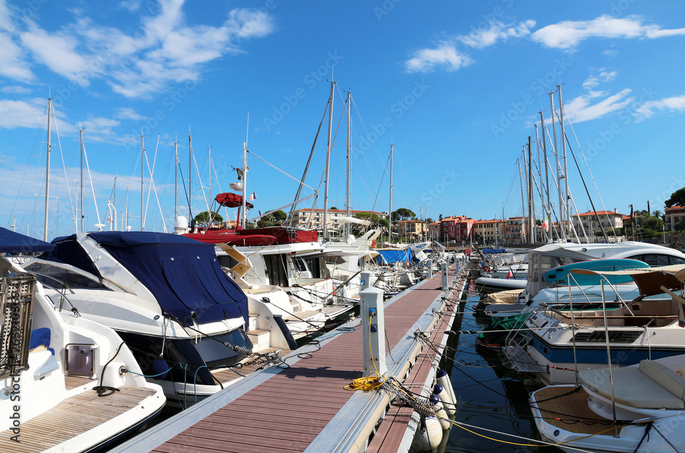 Fototapeta premium Port of Saint-Jean-Cap-Ferrat , France