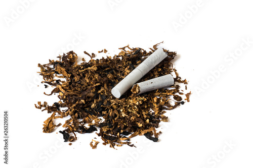 tobacco and cigarette