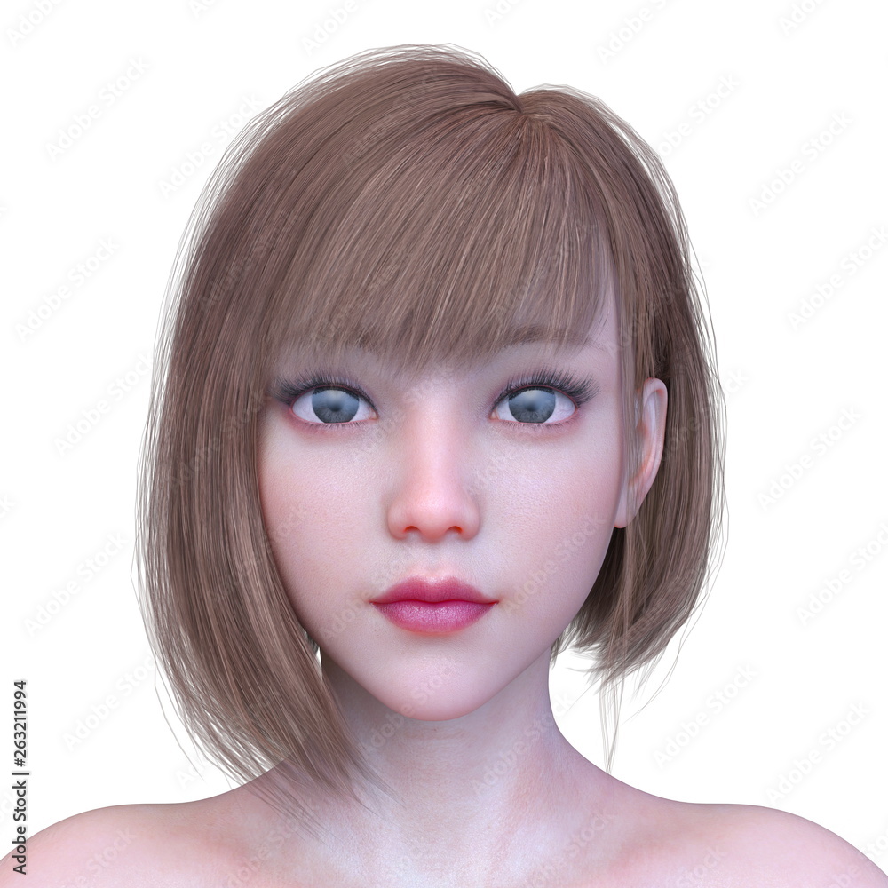 女の子の顔 女の子の顔