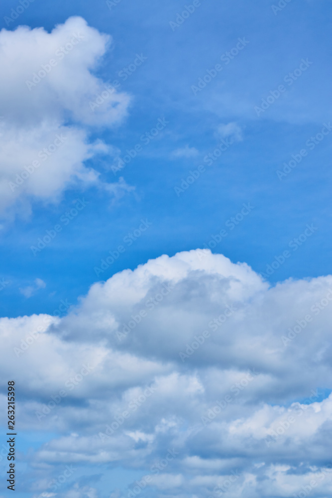Clouds on a blue sky sunny day Clouds on a blue sky sunny day