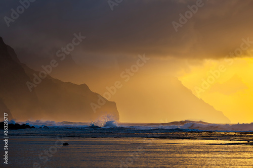 Na Pali Coast Sunset, Kauai