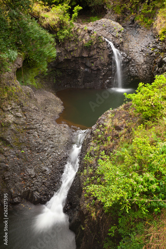 Hawaiian Rainforest Waterfalls  Maui