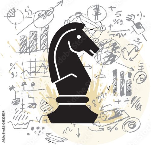 Drawing business formulas: chess © camomer